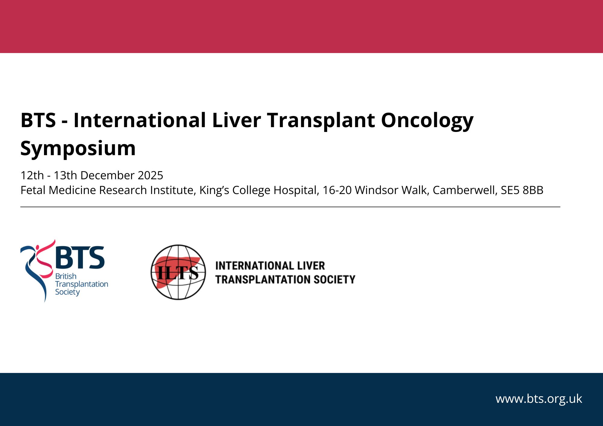 BTS - International Liver Transplant Oncology Symposium
